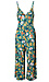 Floral Surplice Jumpsuit Thumb 2
