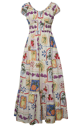 Tropical Maxi Dress Slide 1