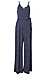 Polka Dot Side Tie Jumpsuit Thumb 1