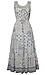 Abstract Floral Printed Dress Thumb 1