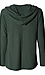 Ribbed Contrast Hooded Top Thumb 2