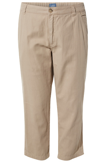 JAG High Rise Tailored Crop Pants Slide 1