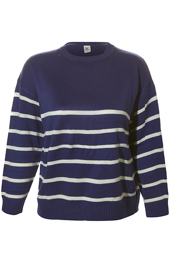 Stripe Sweater Slide 1