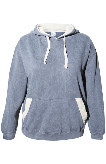Sherpa Lined Hoodie Slide 1