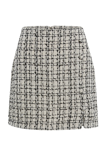 Textured Mini Skirt Slide 1