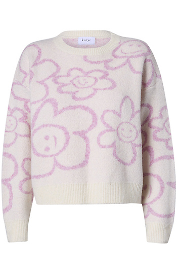 Smiley Flower Pullover Slide 1