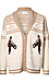 Horse Printed Cardigan Thumb 1