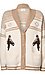Horse Printed Cardigan Thumb 1