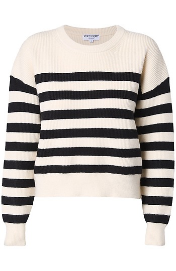 Striped Crewneck Sweater Slide 1