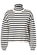 Striped Turtleneck Sweater