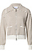 Striped Zip-Up Cardigan Thumb 1