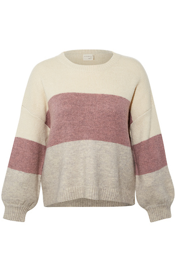 Color Block Pullover Sweater Slide 1
