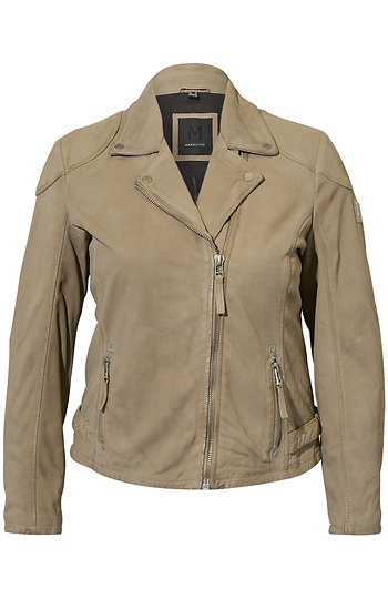 Leather Moto Jacket Slide 1