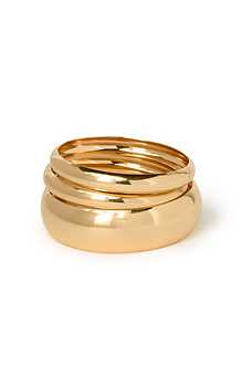 Gold bangle bracelet set Slide 1