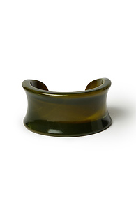 Dark jade colored bangle bracelet Slide 1