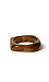 Mocha colored geometric bangle bracelet Thumb 1