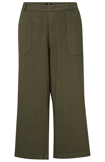 KUT from the Kloth Linen Wide Leg Pants Slide 1
