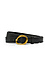 Black Belt with Gold Abstract Buckle Thumb 1
