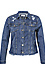 Fray Hem Denim Jacket Thumb 1