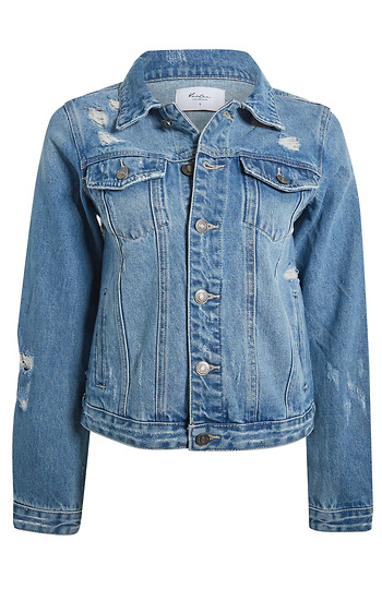 Distressed Trucker Jacket Slide 1