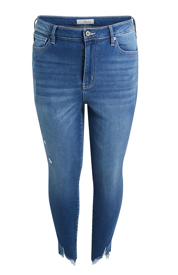 Distressed Ankle Jean Slide 1