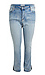 Mid Rise Side Slit Denim Thumb 1