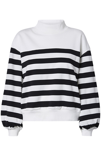 Striped Turtleneck Pullover Slide 1