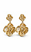 Gold Floral Statement Drops Thumb 1