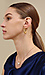 Gold twisted hoop earrings Thumb 2