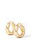 Gold bubble hoop earrings Thumb 1