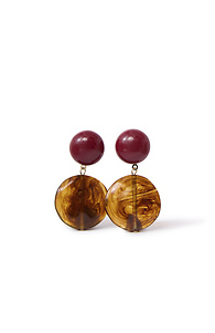 Cinnamon aura drop earrings Slide 1