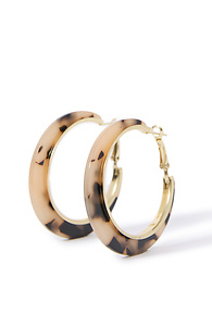 Tortoise gilded hoops Slide 1