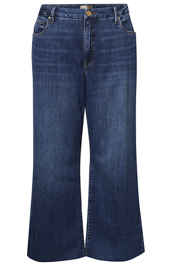 KUT from the Kloth High Rise Wide Leg Denim Slide 1