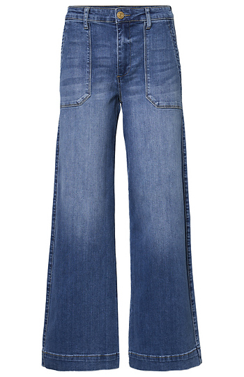 KUT from the Kloth Wide Leg Denim Slide 1