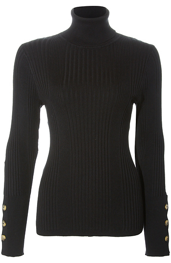 Velvet Heart Ribbed Turtle Neck Slide 1