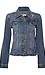 KUT from the Kloth Fray Hem Denim Jacket Thumb 1