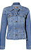 KUT from the Kloth Raw Hem Denim Jacket Thumb 1