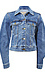 KUT from the Kloth Cropped Denim Jacket Thumb 1