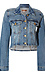 KUT from the Kloth Cropped Denim Jacket Thumb 1