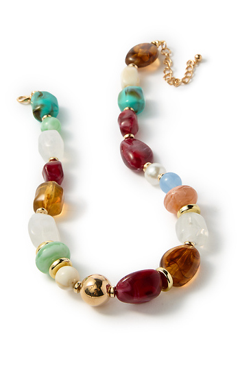 Multi stone necklace Slide 1