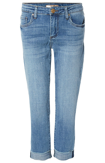 KUT from the Kloth Mid Rise Cuffed Jean Slide 1