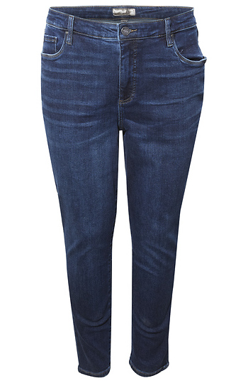 KUT Reese High Rise Ab Straight Jean Slide 1