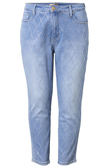 KUT from the Kloth Rhinestone Straight Leg Jean Slide 1