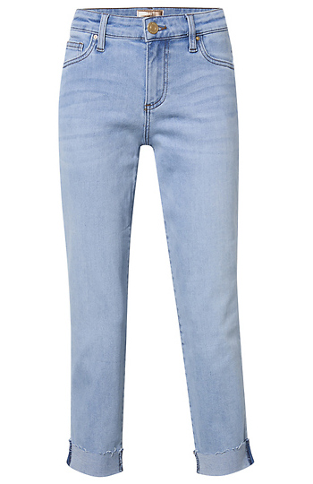 KUT from the Kloth High Rise Straight Leg Denim Slide 1