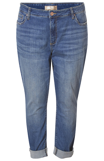 KUT from the Kloth High Rise Boyfriend Denim Slide 1