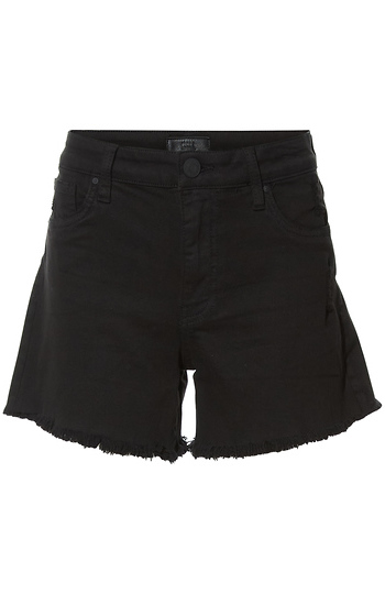 KUT from the Kloth High Rise Raw Hem Shorts Slide 1