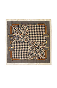 Houndstooth and Paisley Scarf Slide 1