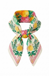 Lemons and Florals Scarf Slide 1