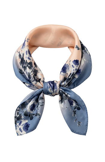 Blue Rose Scarf Slide 1
