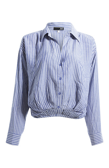 KUT from the Kloth Stripe Print Button Down Slide 1